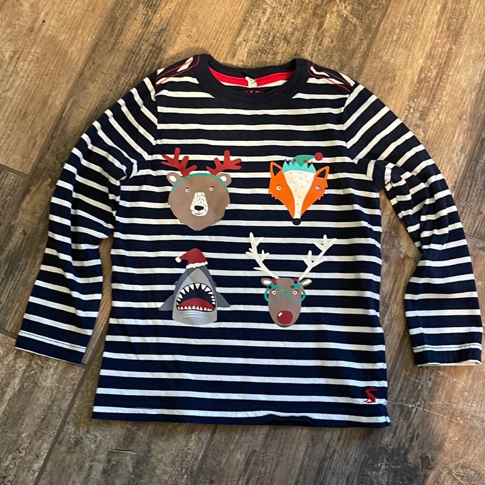 Joules Size 4 Holiday Shirt